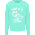 I Grew up on the Gamer Funny Gaming Kids Sweatshirt Jumper Peppermint