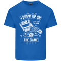 I Grew up on the Gamer Funny Gaming Kids T-Shirt Childrens Royal Blue