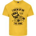 I Grew up on the Gamer Funny Gaming Kids T-Shirt Childrens Yellow
