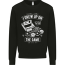 I Grew up on the Gamer Funny Gaming Mens Sweatshirt Jumper Black