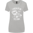I Grew up on the Gamer Funny Gaming Womens Wider Cut T-Shirt Sports Grey
