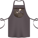 I Hate Dogs Funny Cat Lover Cotton Apron 100% Organic Dark Grey