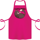 I Hate Dogs Funny Cat Lover Cotton Apron 100% Organic Pink