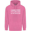 I Have OCD Funny Slogan Childrens Kids Hoodie Azalea