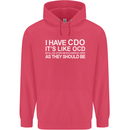 I Have OCD Funny Slogan Childrens Kids Hoodie Heliconia