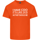 I Have OCD Funny Slogan Kids T-Shirt Childrens Orange