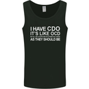 I Have OCD Funny Slogan Mens Vest Tank Top Black