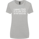 I Have OCD Funny Slogan Womens Wider Cut T-Shirt Sports Grey