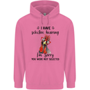 I Have Selective Hearing Sarcasm Slogan Childrens Kids Hoodie Azalea