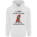 I Have Selective Hearing Sarcasm Slogan Childrens Kids Hoodie White