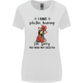 I Have Selective Hearing Sarcasm Slogan Womens Wider Cut T-Shirt White