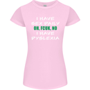 I Have Sex Daily Dyslexia Funny Slogan Womens Petite Cut T-Shirt Light Pink