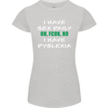 I Have Sex Daily Dyslexia Funny Slogan Womens Petite Cut T-Shirt Sports Grey