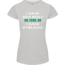 I Have Sex Daily Dyslexia Funny Slogan Womens Petite Cut T-Shirt Sports Grey