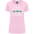 I Have Sex Daily Dyslexia Funny Slogan Womens Wider Cut T-Shirt Light Pink