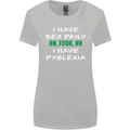 I Have Sex Daily Dyslexia Funny Slogan Womens Wider Cut T-Shirt Sports Grey