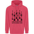 I Have Too Many Guitars Funny Guitarist Childrens Kids Hoodie Heliconia
