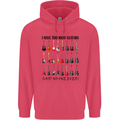 I Have Too Many Guitars Funny Guitarist Childrens Kids Hoodie Heliconia