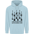I Have Too Many Guitars Funny Guitarist Childrens Kids Hoodie Light Blue