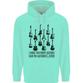I Have Too Many Guitars Funny Guitarist Childrens Kids Hoodie Peppermint