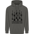 I Have Too Many Guitars Funny Guitarist Childrens Kids Hoodie Storm Grey
