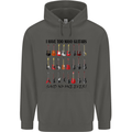 I Have Too Many Guitars Funny Guitarist Childrens Kids Hoodie Storm Grey