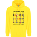 I Have Too Many Guitars Funny Guitarist Childrens Kids Hoodie Yellow