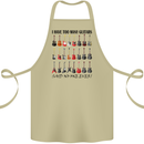 I Have Too Many Guitars Funny Guitarist Cotton Apron 100% Organic Khaki