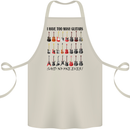 I Have Too Many Guitars Funny Guitarist Cotton Apron 100% Organic Natural