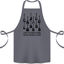 I Have Too Many Guitars Funny Guitarist Cotton Apron 100% Organic Steel