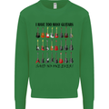 I Have Too Many Guitars Funny Guitarist Kids Sweatshirt Jumper Irish Green