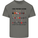 I Have Too Many Guitars Funny Guitarist Kids T-Shirt Childrens Charcoal
