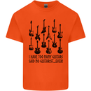 I Have Too Many Guitars Funny Guitarist Kids T-Shirt Childrens Orange
