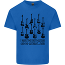 I Have Too Many Guitars Funny Guitarist Kids T-Shirt Childrens Royal Blue
