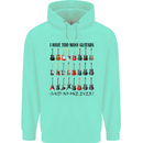 I Have Too Many Guitars Funny Guitarist Mens 80% Cotton Hoodie Peppermint