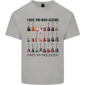 I Have Too Many Guitars Funny Guitarist Mens Cotton T-Shirt Tee Top Sports Grey