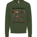 I Have Too Many Guitars Funny Guitarist Mens Sweatshirt Jumper Forest Green