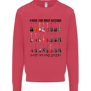 I Have Too Many Guitars Funny Guitarist Mens Sweatshirt Jumper Heliconia