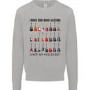 I Have Too Many Guitars Funny Guitarist Mens Sweatshirt Jumper Sports Grey