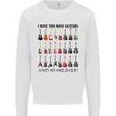 I Have Too Many Guitars Funny Guitarist Mens Sweatshirt Jumper White