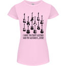 I Have Too Many Guitars Funny Guitarist Womens Petite Cut T-Shirt Light Pink