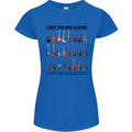 I Have Too Many Guitars Funny Guitarist Womens Petite Cut T-Shirt Royal Blue