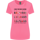 I Have Too Many Guitars Funny Guitarist Womens Wider Cut T-Shirt Azalea