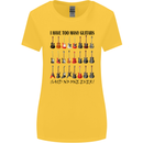 I Have Too Many Guitars Funny Guitarist Womens Wider Cut T-Shirt Yellow