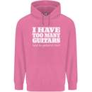I Have Too Many Guitars Said No Guitarist Ever Childrens Kids Hoodie Azalea