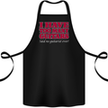 I Have Too Many Guitars Said No Guitarist Ever Cotton Apron 100% Organic Black