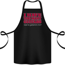 I Have Too Many Guitars Said No Guitarist Ever Cotton Apron 100% Organic Black