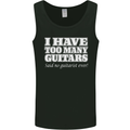 I Have Too Many Guitars Said No Guitarist Ever Mens Vest Tank Top Black