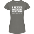 I Have Too Many Guitars Said No Guitarist Ever Womens Petite Cut T-Shirt Charcoal