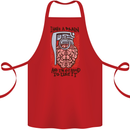 I Have a Brain and I'm Prepared to Use It Cotton Apron 100% Organic Red